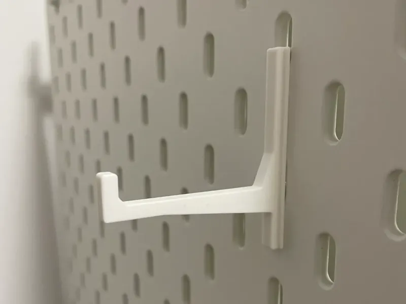 IKEA SKADIS宜家斯考迪斯洞洞板挂钩，完美对齐孔距加强结构上下左右不晃动，5种长度