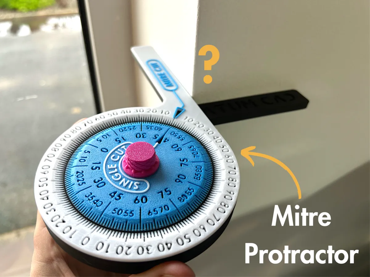 Mitre Protractor - Free 3D Print Model - MakerWorld