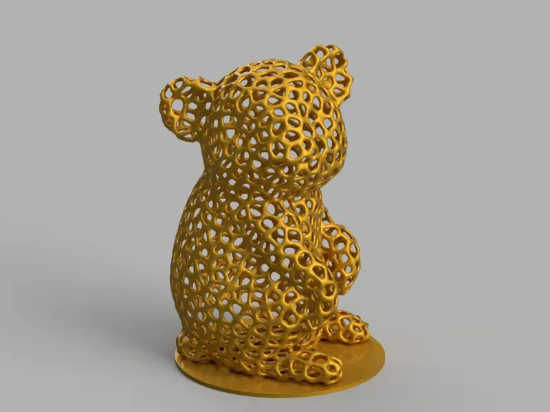 Voronoi Koala镂空考拉