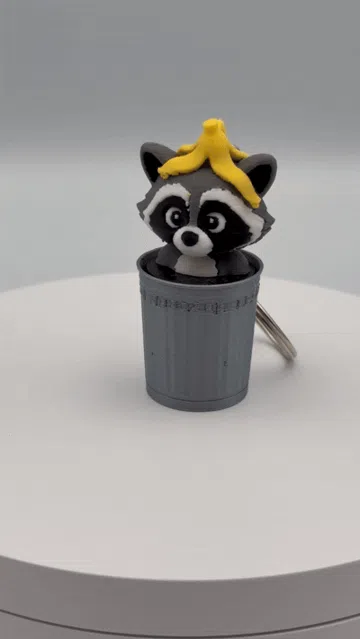 Llavero: Trash Panda - Racoon Clicker / Keychain — vista de referencia 4