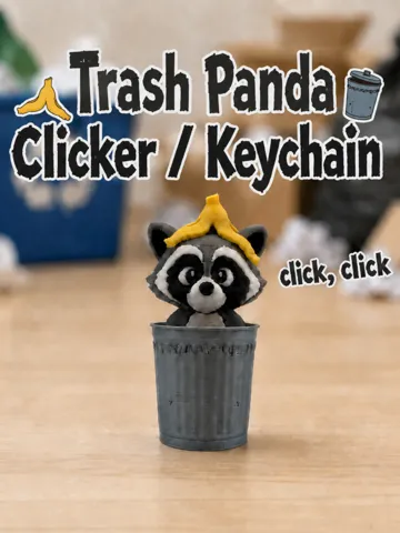 Llavero: Trash Panda - Racoon Clicker / Keychain — vista de referencia 2