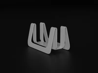 Minimalistic laptop desk stand