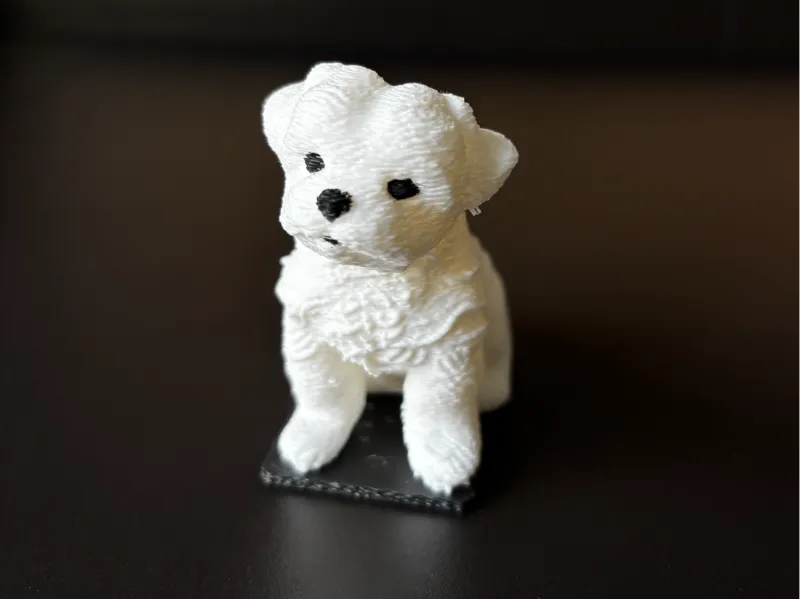 Figura Perro Bichón Maltés