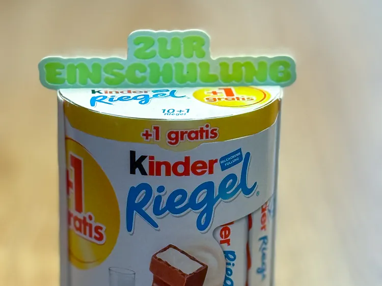 Kinderriegel-Rahmen - zur Einschulung
