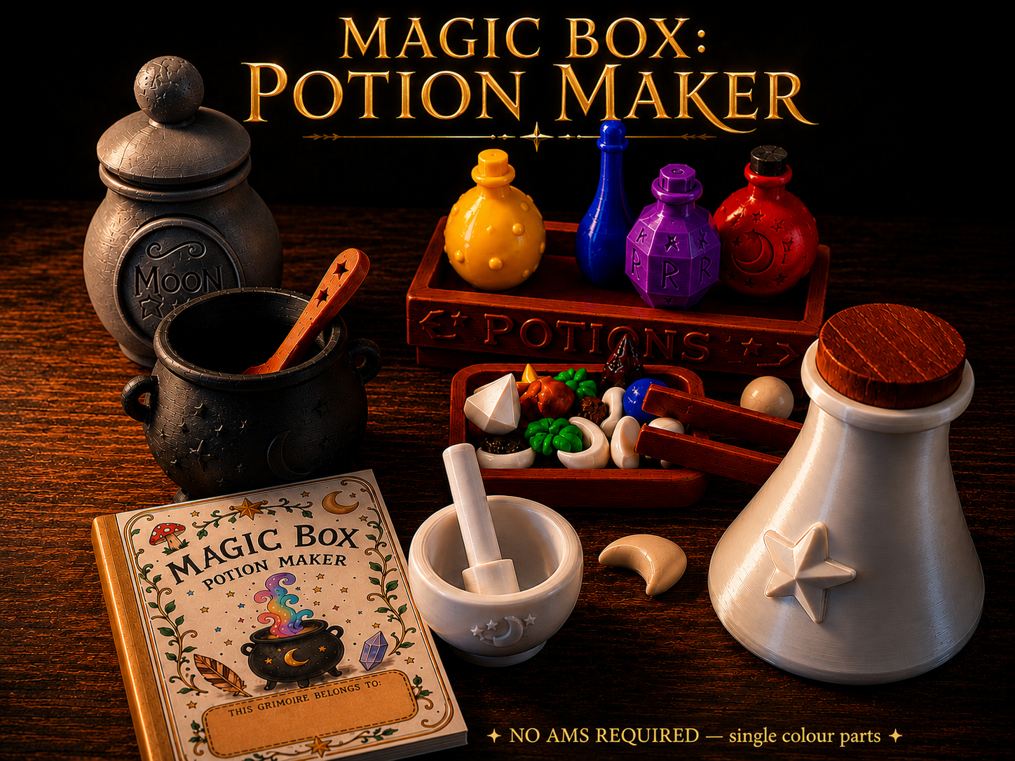 Miniatura 2 do modelo 3D MAGIC BOX: POTION MAKER