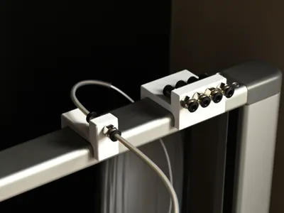 A1 Top Rail PTFE Mount - Filament Guide