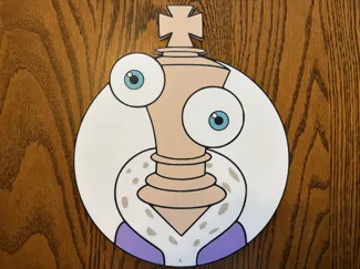 Kinger Door Sign from the Amazing Digital Circus