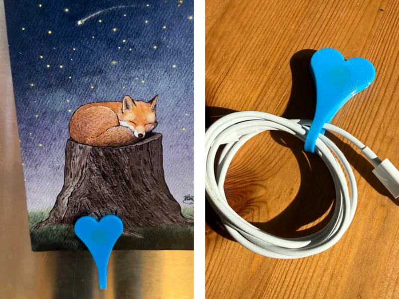 HeartSnaps: The “Kissing" Magnetic Clip