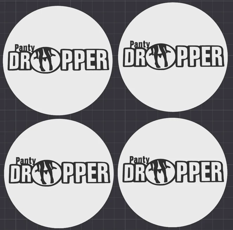 Panty Dropper Coaster Untersetzer
