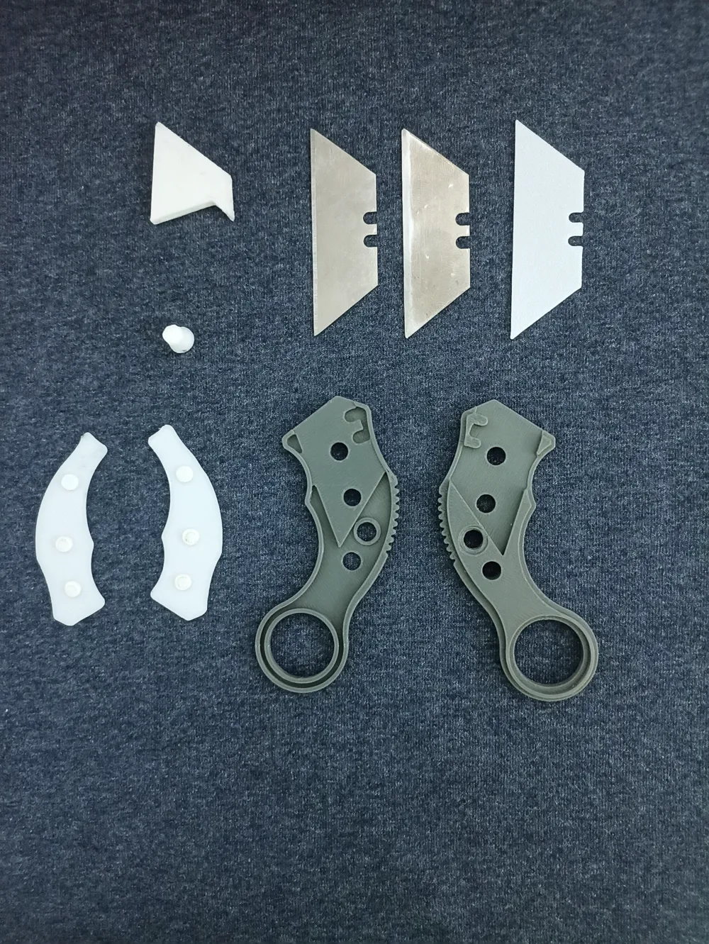 Tactical Knife - mini utility knife - Free 3D Print Model - MakerWorld