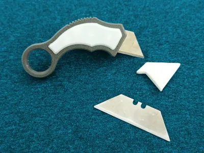 Small karambit-shaped knife