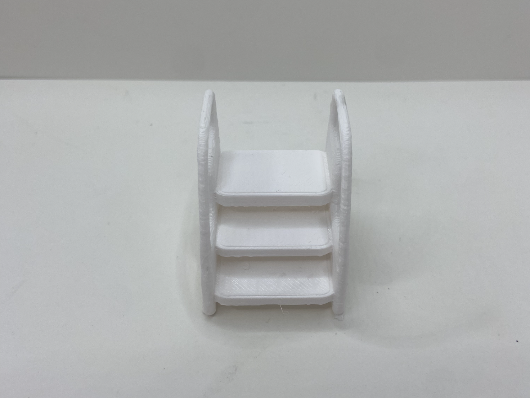 Dollhouse Kids Miniature Toddler Step Stool