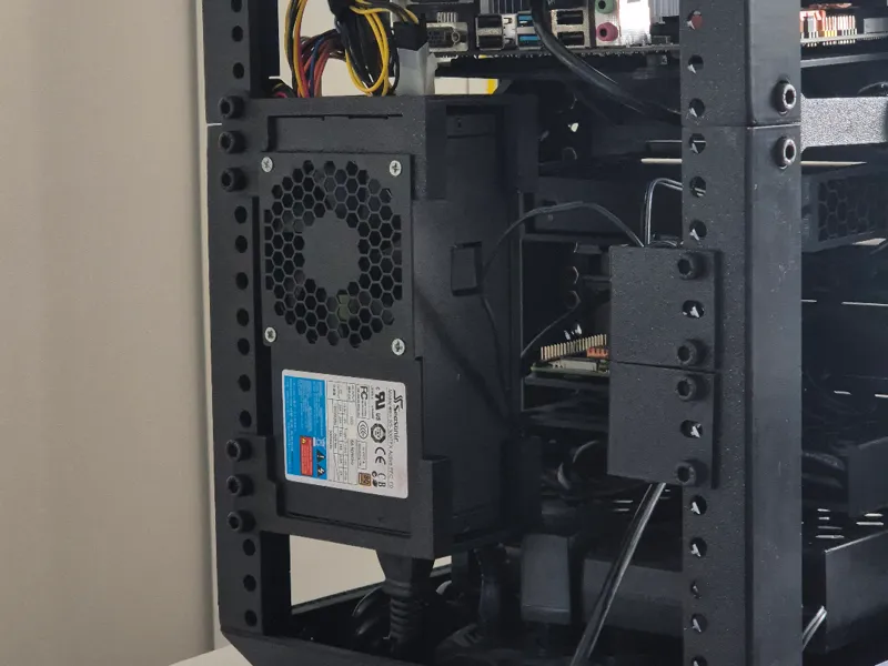Vertical TFX PSU Support for Rack