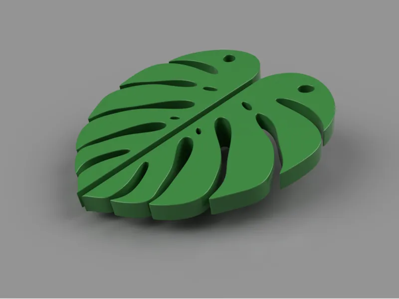 Milsbo Greenhouse - Monstera Door Handle