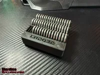 0.6mm nozzle, 0.3mm layer, 2 walls, 15% infill, text negativ