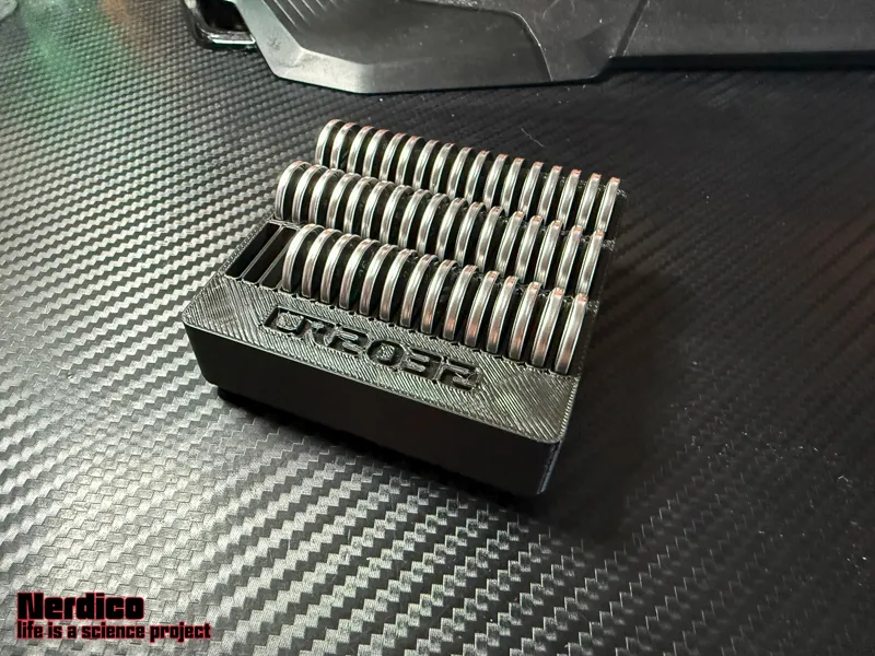 Gridfinity 2x2 Batteriehalter CR2032