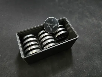 Gridfinity - Battery holder (CR2450) Stackable