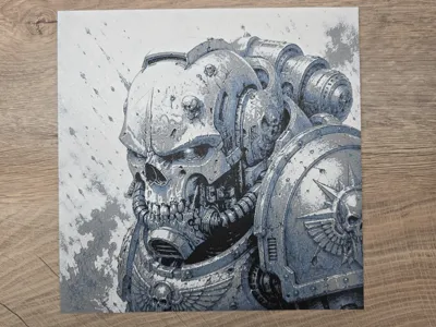 Fallout Skull - Hueforge