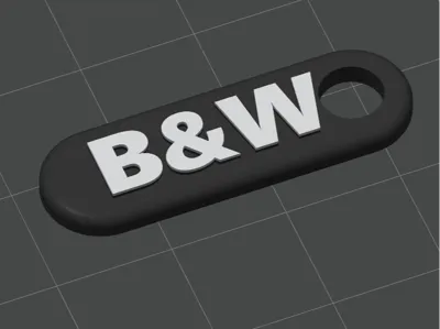 B&W Speakers Logo Badge