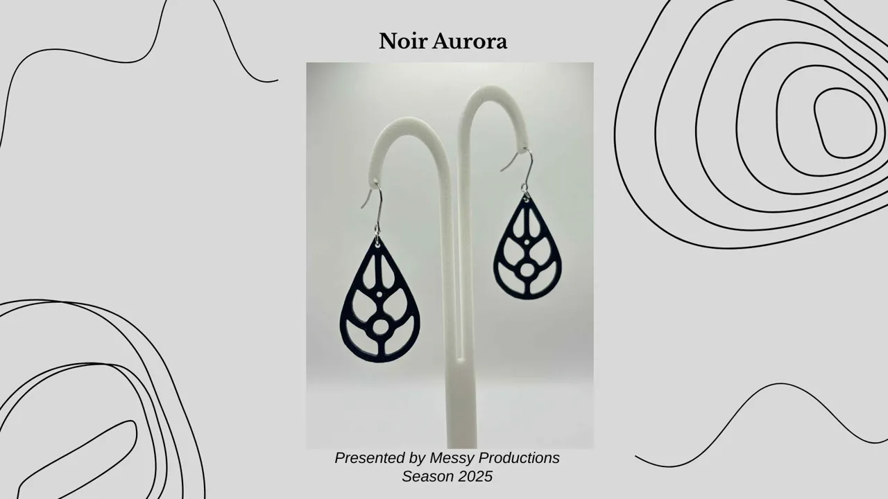 Eclipse Teardrops Earrings - No AMS view 4
