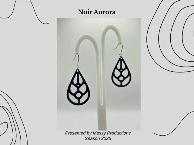 Eclipse Teardrops Earrings - No AMS