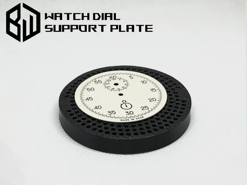 Watch Dial Support Plate [watchmaking]