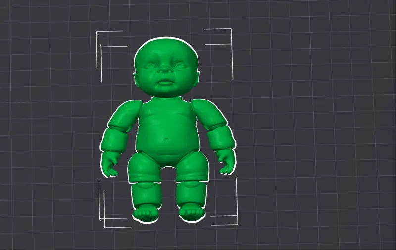 Articulated Baby Figure