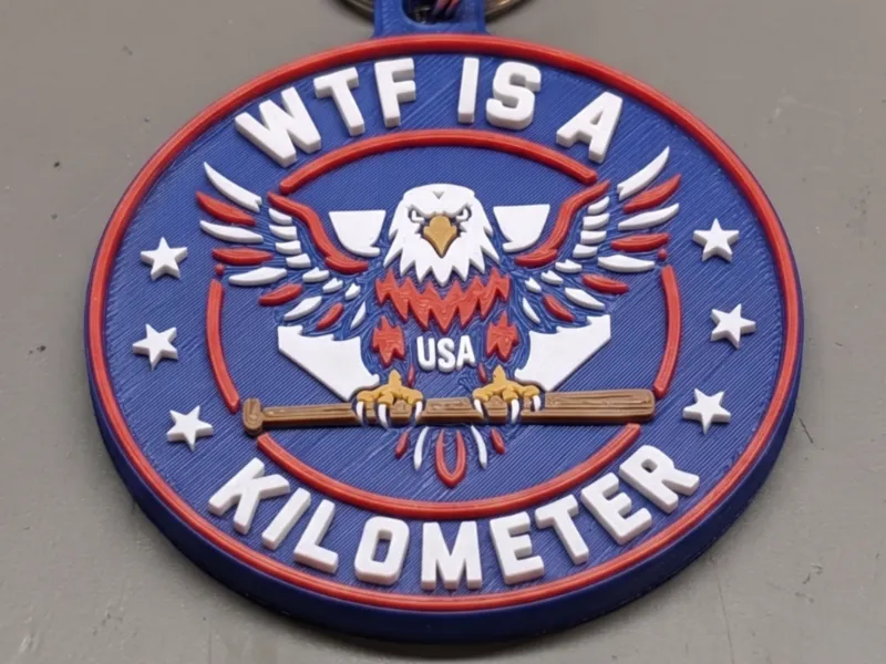 WTF is a Kilometer Keychain