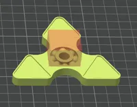 PLA Matte Black Tri Spinner Grip – 0.16mm High Quality