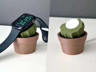 MagSafe Apple Watch charging stand / Cactus