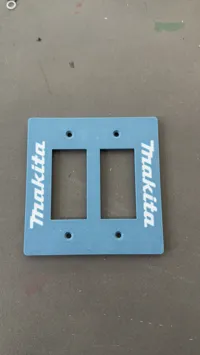 Makita Dual Gang Decora Rocker Plate