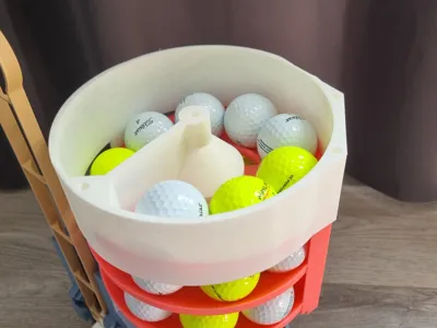 Funnel to Golf ball dispenser pro