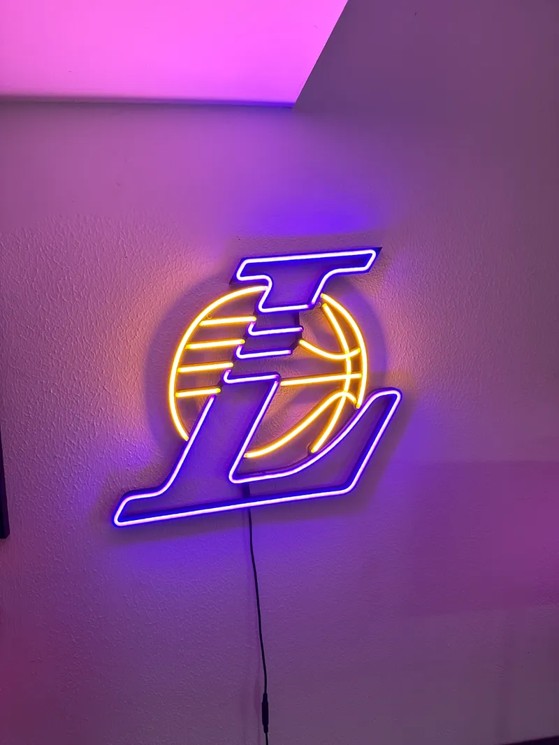 LA Lakers Neon LED Sign