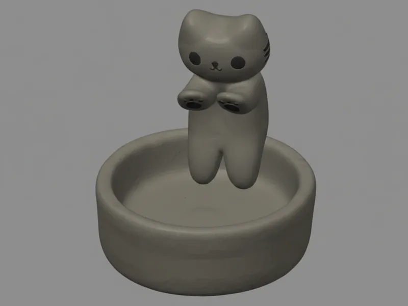 Gatito "Warm Paws" - Portavelas Minimalista
