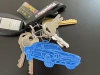 Mustang Keychain 