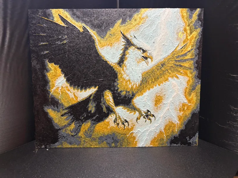Hueforge Mythical Griffon in Lightning 