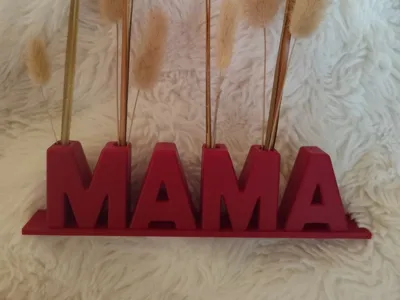 Mama Lettering for Dried Flowers