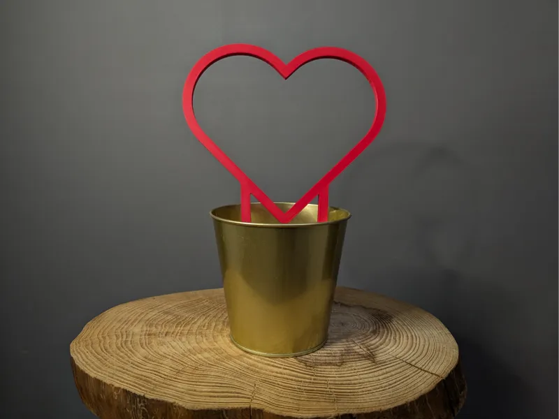 Big Heart Plant Support Trellis for Valentines day