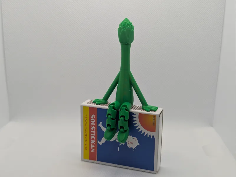 Sitting Asparagus – Flexi Figure