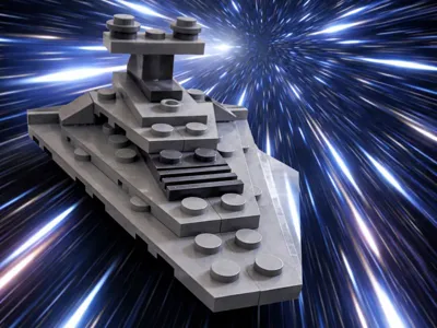 Mega Brick Star Destroyer (460% Scale)
