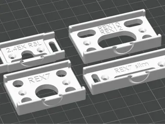 Jeti receiver mounts