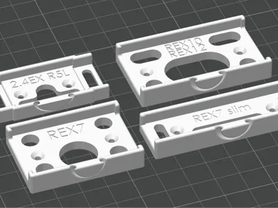 Jeti receiver mounts
