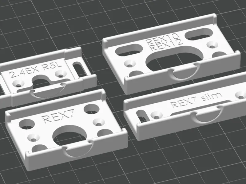 Jeti receiver mounts