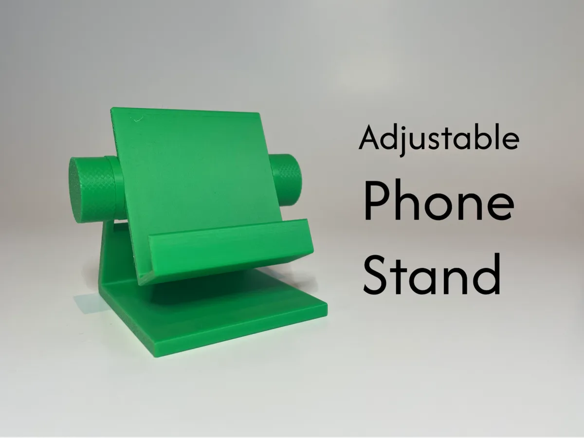 Adjustable Phone Stand - Free 3D Print Model - MakerWorld