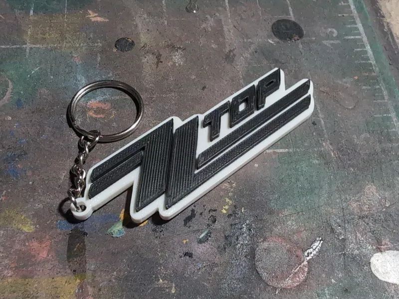 ZZ Top Keychain