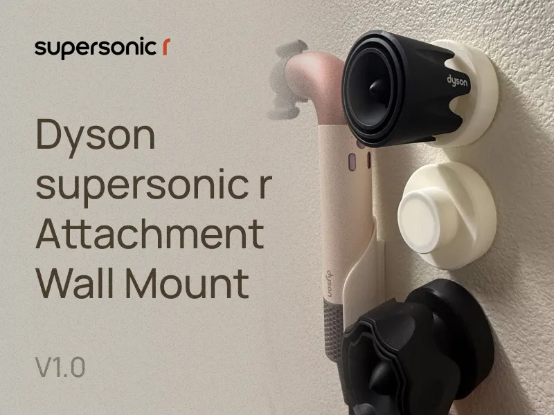 Dyson supersonic r hair dryer attachment holder