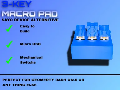 3-Key Macro Pad
