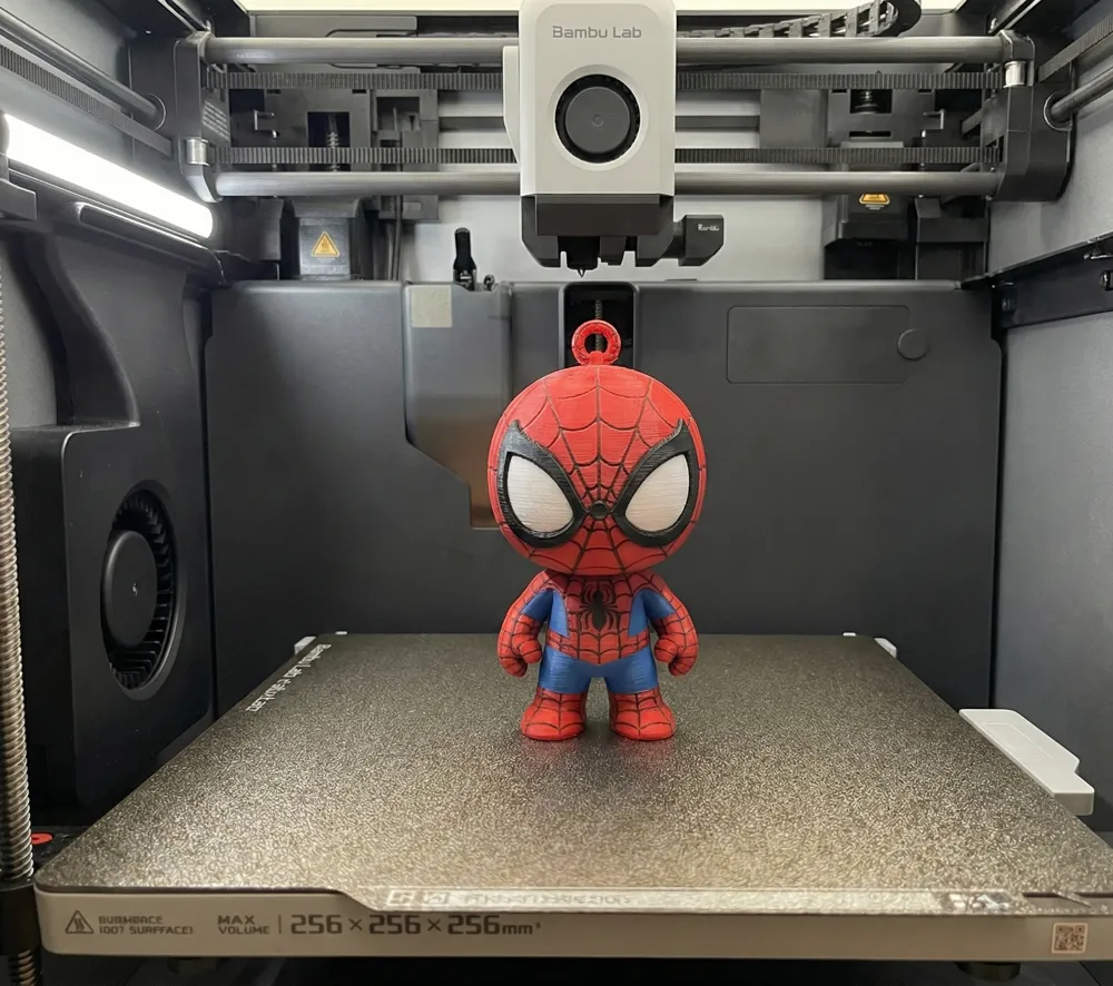 Process Layout Man Spider-Man Figure V2 - Free 3D Print Model - MakerWorld
