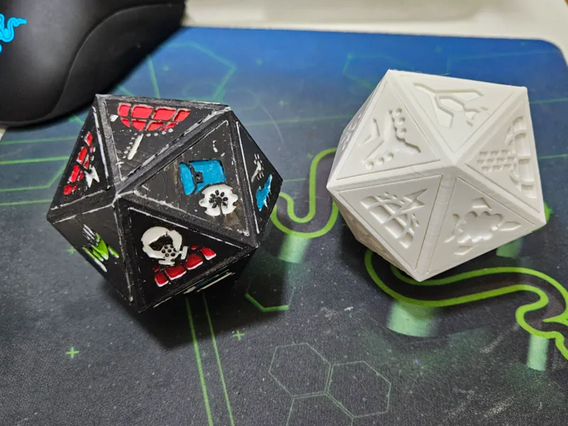 Hell Divers 2 D20 dice