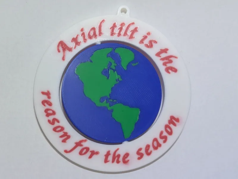 Axial Tilt Is The Reason For The Season ornament